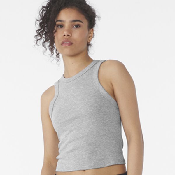 Bella Ladies Micro Rib Racer Tank Top Thumbnail