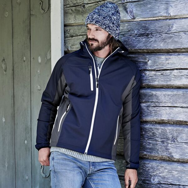 Tee Jays Lightweight Performance Hooded Soft Shell Jacket Thumbnail