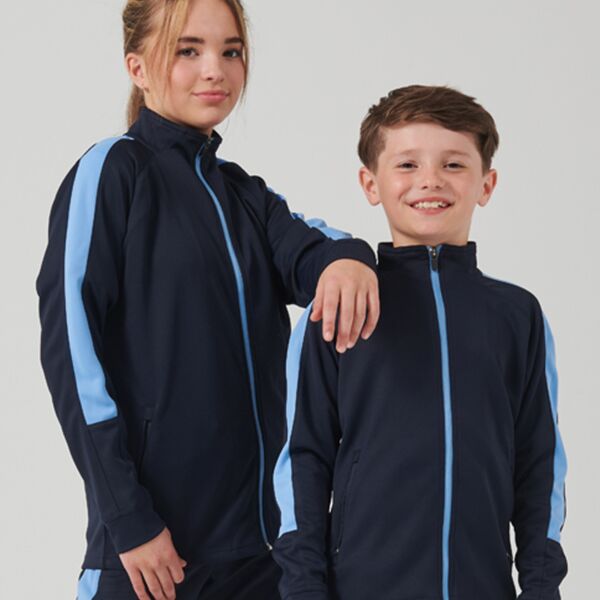 Finden and Hales Kids Knitted Tracksuit Top. Thumbnail