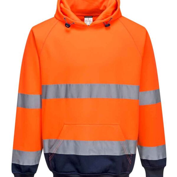 Portwest Hi-Vis Two Tone Hooded Sweatshirt (B316). Thumbnail