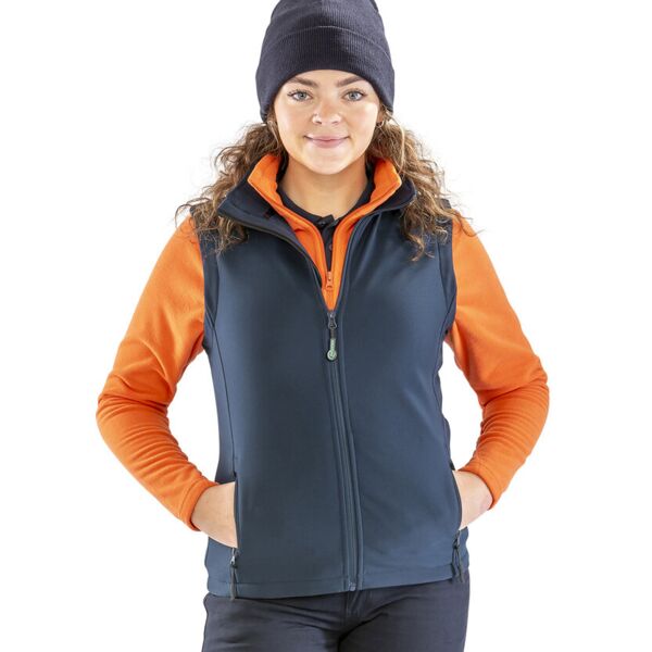 Women's printable softshell bodywarmer - With Nickname Thumbnail