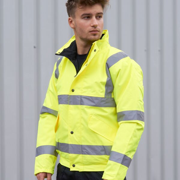 Portwest Hi-Vis Bomber Jacket (S463) Thumbnail