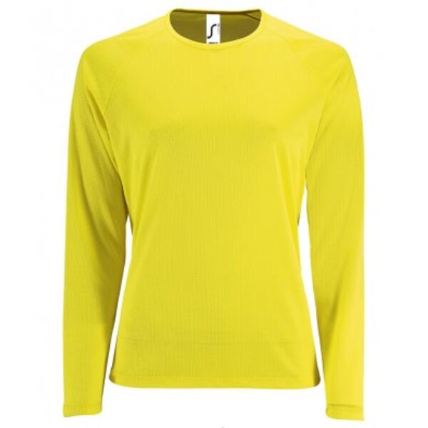 SOL'S Ladies Sporty Long Sleeve Performance T-Shirt Thumbnail
