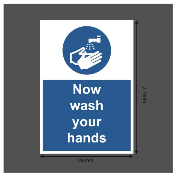 Wash Your Hands Rigid Sign Thumbnail
